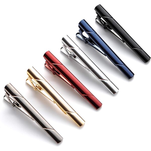 Amazon.com: wynameleri Classic Tie Bars Clips 8 PCS, Business